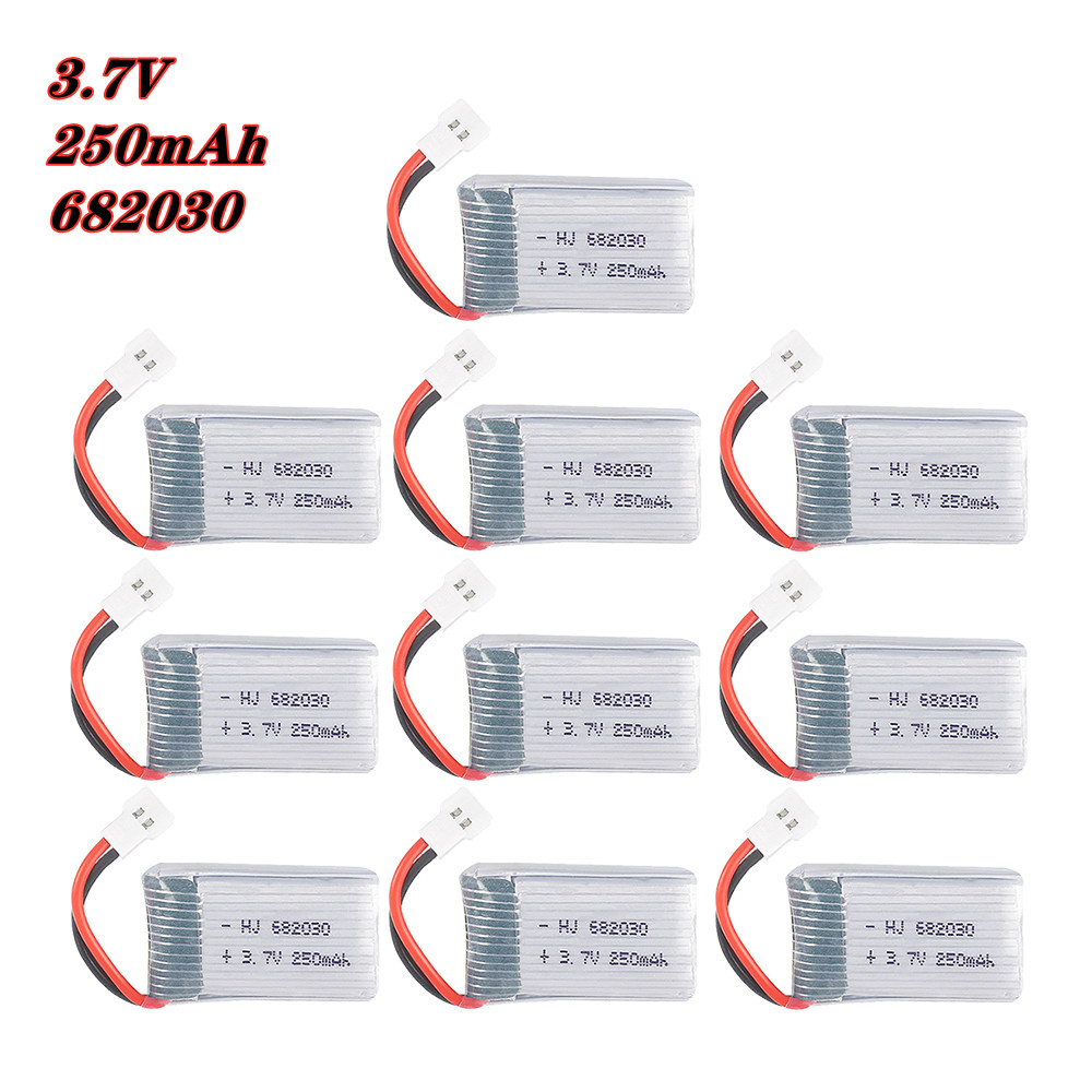 Rc Hobby Airplanes - 4/5/10 adet Yüksek Oran 3.7V 250mAh