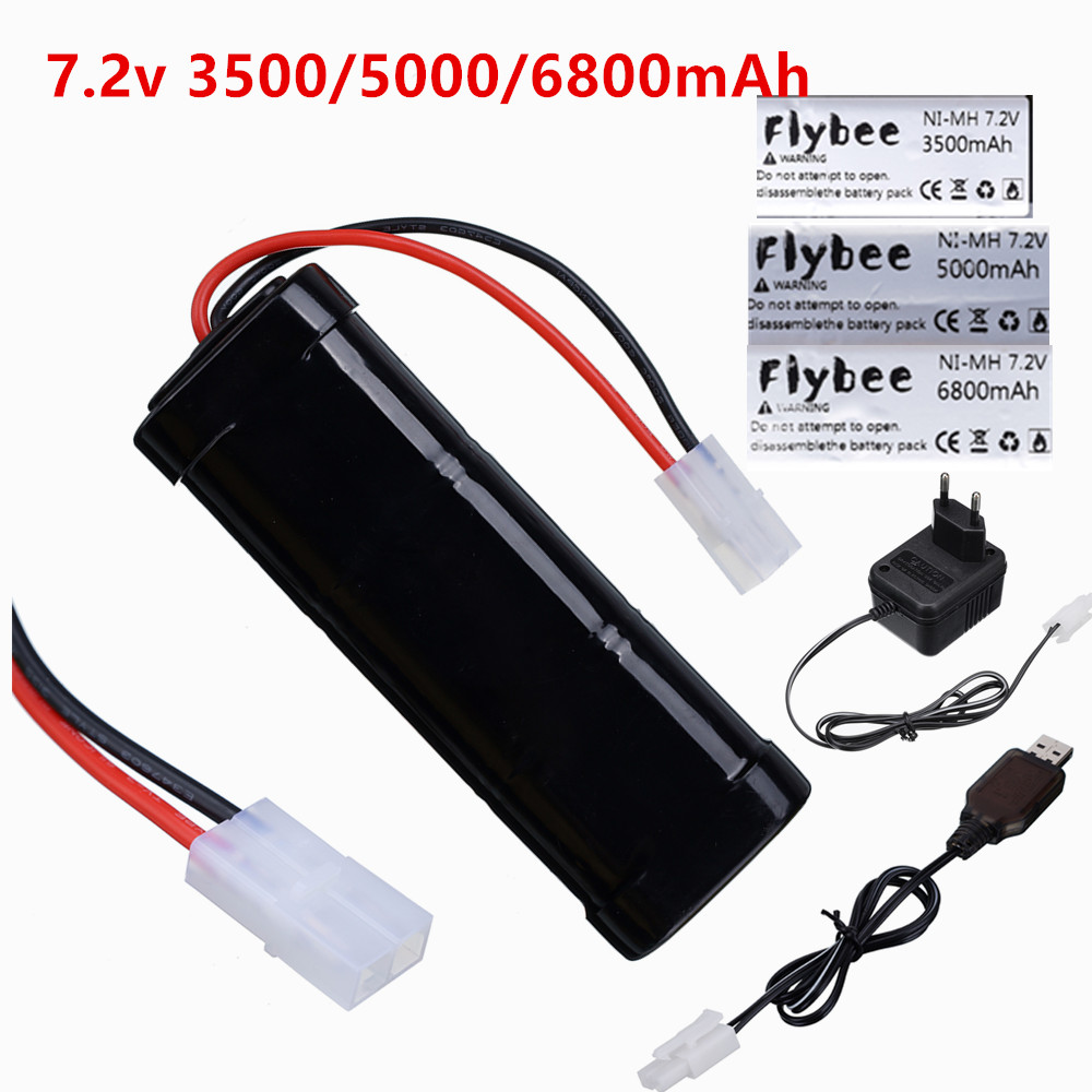 Rc Hobby Tank - Yeni 7.2V Pil 5000/6800mAh NiMH pil