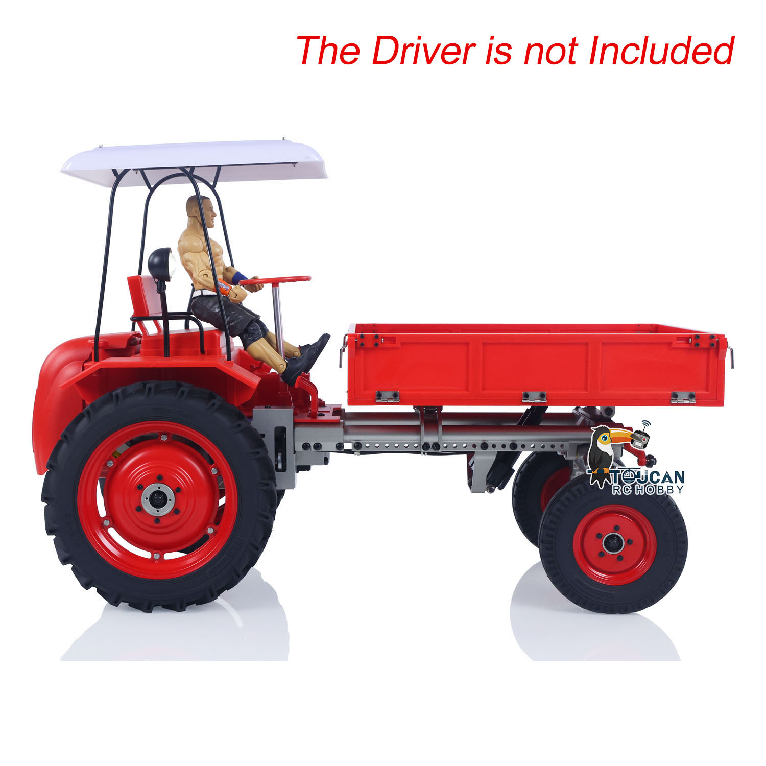 Rc Hobby Farm - 1/10 RC Çiftlik Traktörü Araba 4x2
