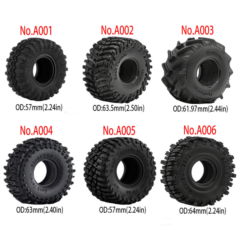 Wheel Rim Rc - 4 adet 1.0 inç 57-67mm RC