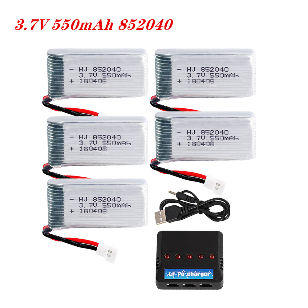 Rc Hobby Airplanes - 3.7V 550mAh 25C Lipo Pil 852040