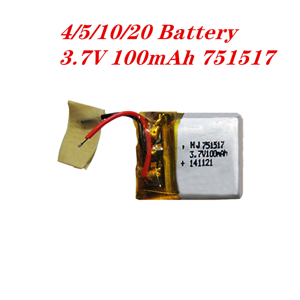 Rc Hobby Airplanes - 4/5/10/20 adet 1S 3.7V 100mAh Lipo