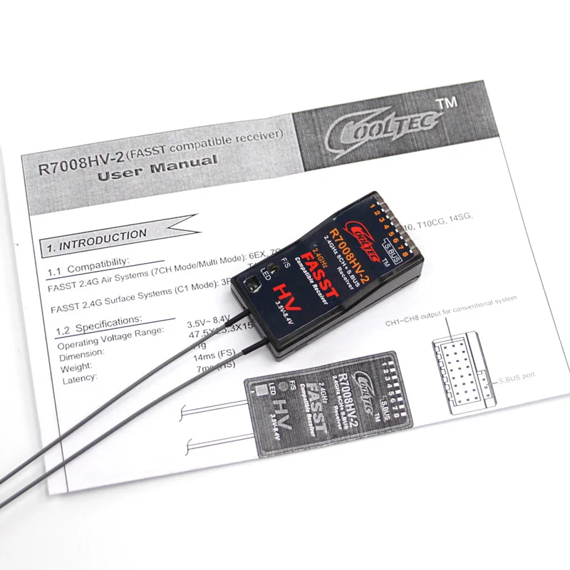 Yeni Cooltech R7008HV-2 Futaba - Receiver Sbus 8Ch incelemesi ve fiyatı