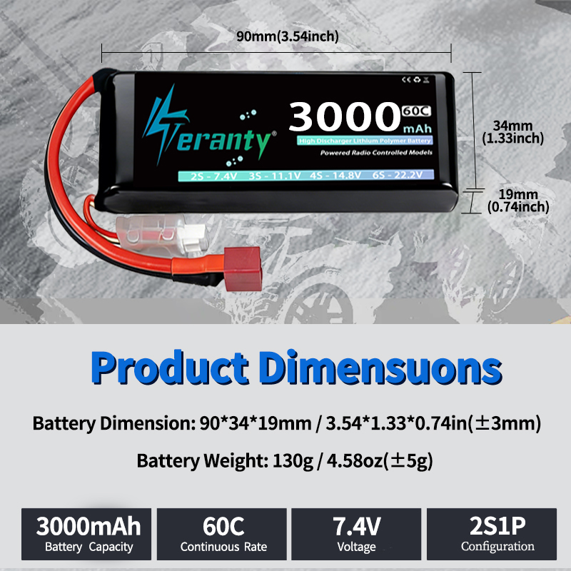 TERANTY 2S 3000mAh Lipo Pil 7. - Rc Hobby Airplanes incelemesi ve fiyatı