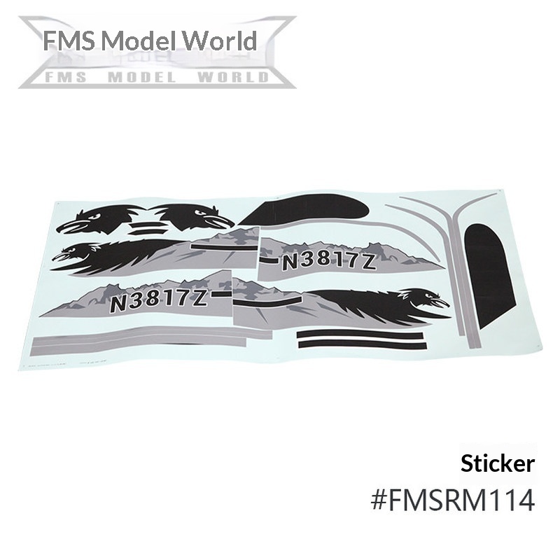 FMS RC Uçak Çıkartmaları 1700m - Rc And Hobby incelemesi ve fiyatı