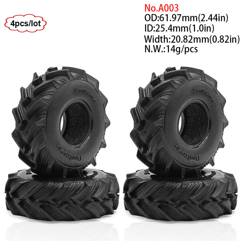 4 adet 1.0 inç 57-67mm RC pale - Wheel Rim Rc incelemesi ve fiyatı
